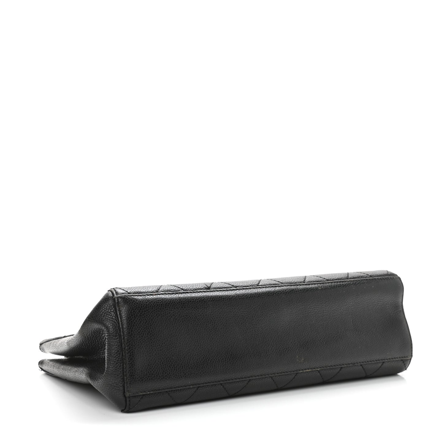 Caviar Quilted Shoulder Bag Black