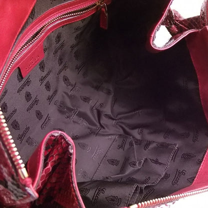 Gucci Python Hysteria Clutch Red 7 of 10