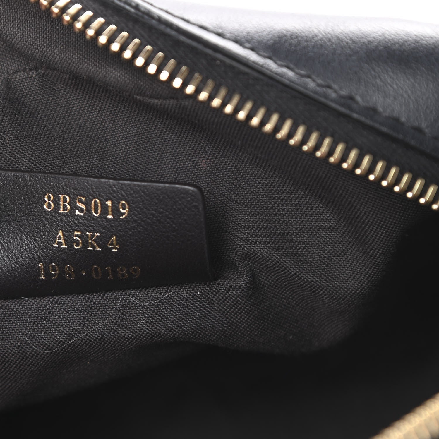 Fendi Glazed Fabric Vitello Century FF 1974 Stamp Patch Mini Camera Case Mogano Panna Black 7 of 14