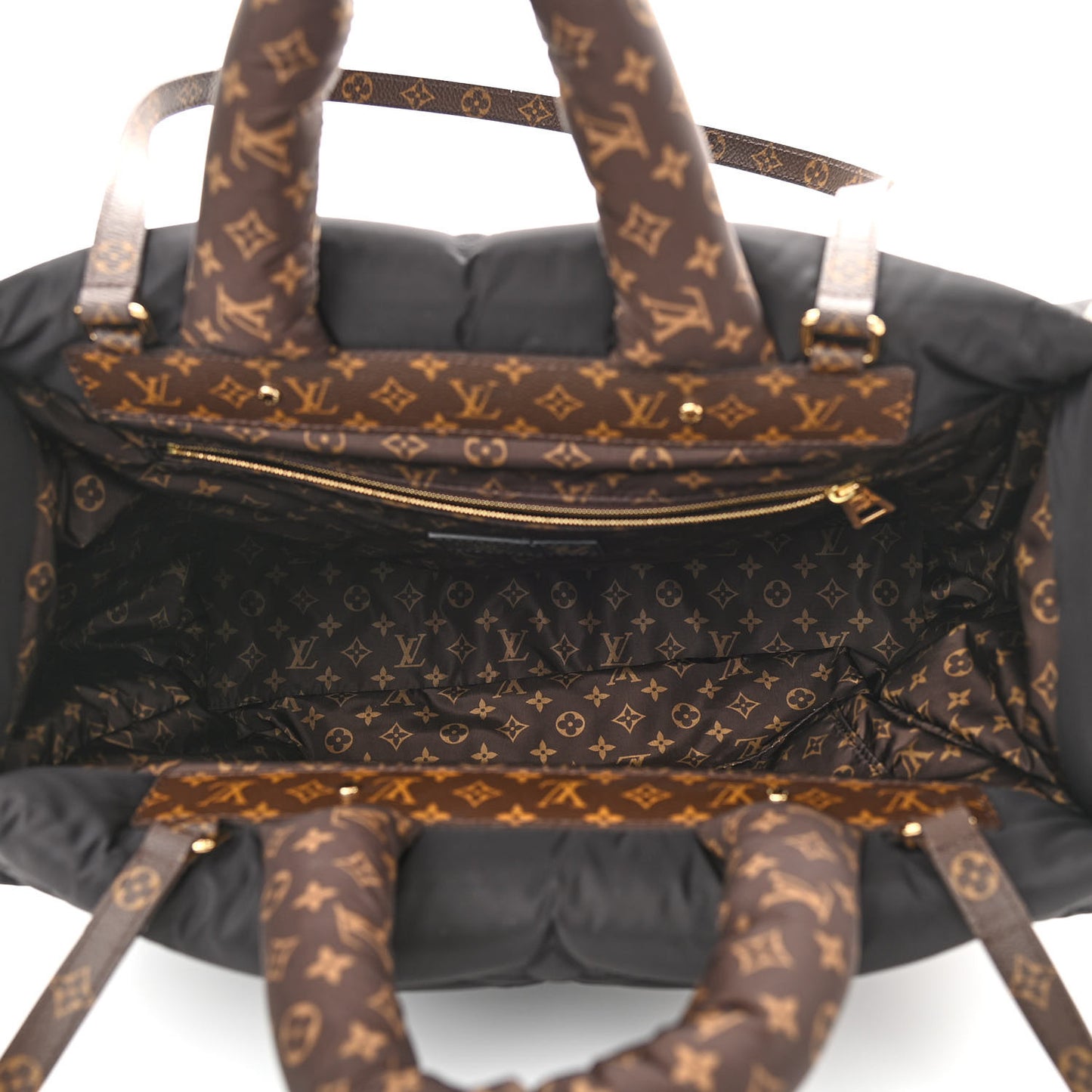 Econyl Monogram Pillow Giant Onthego GM Black