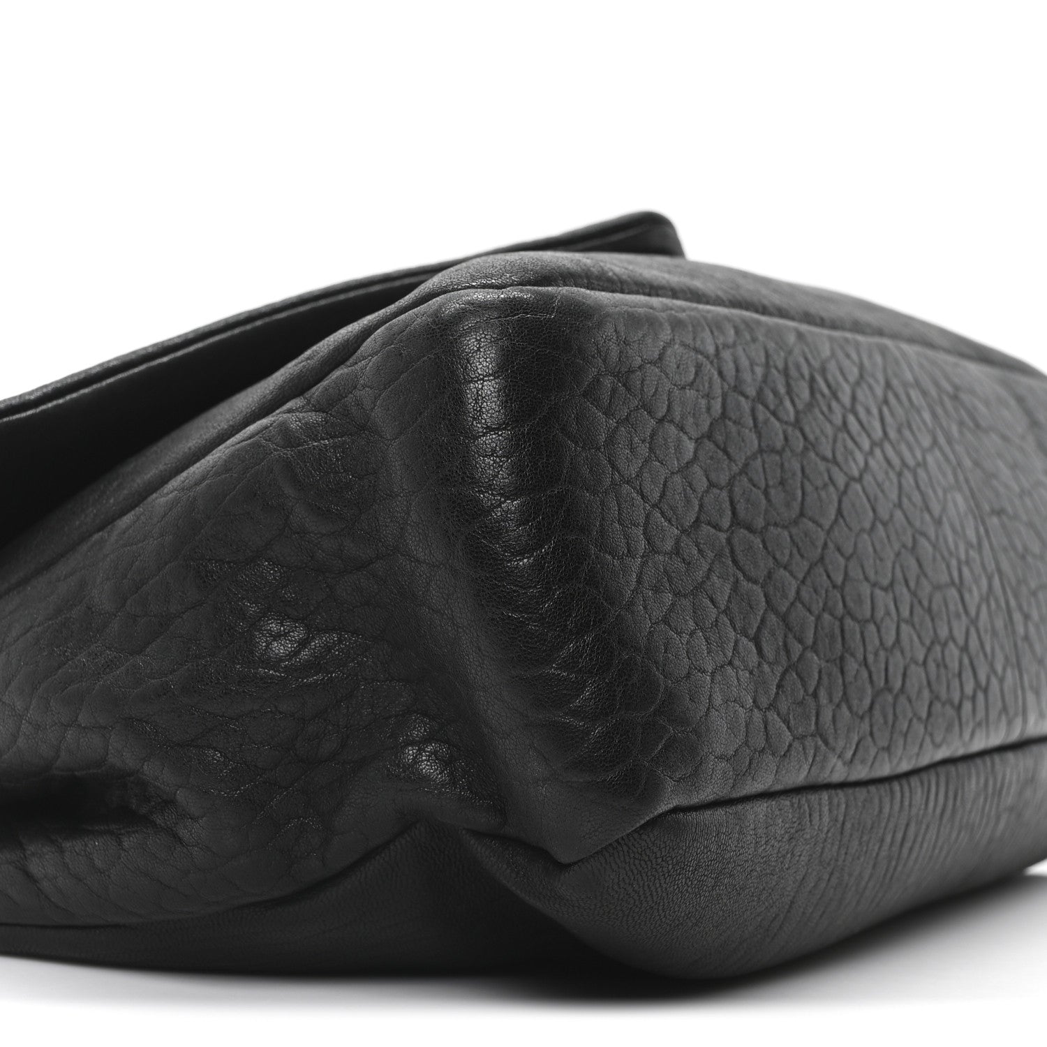 Saint Laurent Grained Lambskin Large Calypso Black 9 of 10