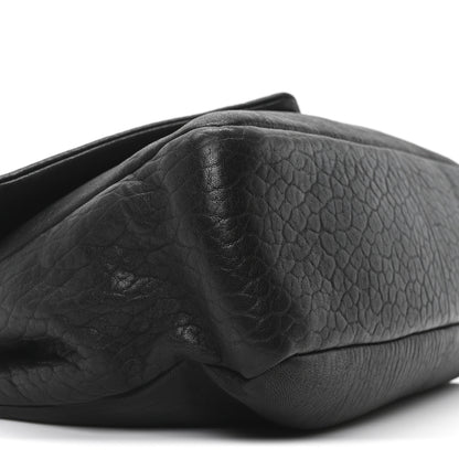 Saint Laurent Grained Lambskin Large Calypso Black 9 of 10