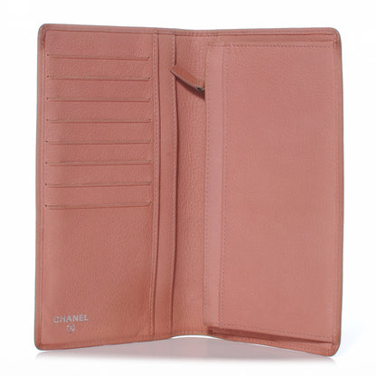 Chanel Leather Camellia Yen Wallet Pink 5 of 7