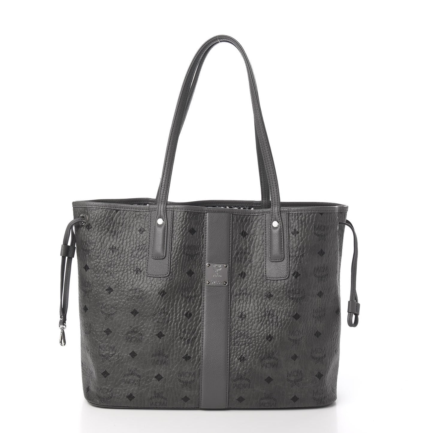 Visetos Medium Liz Reversible Shopper Tote Phantom Grey