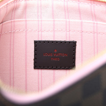 Louis Vuitton Damier Ebene Neverfull MM GM Pochette Rose Ballerine 6 of 6