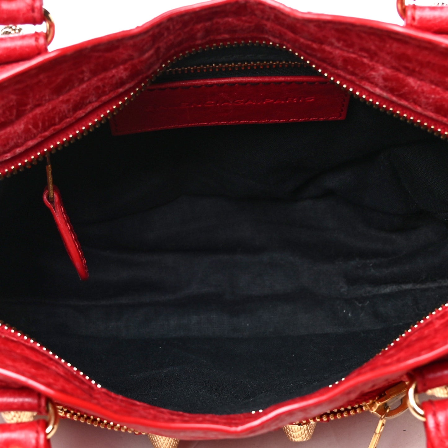Agneau Giant 12 Gold Hardware Mini City Rouge Cardinal