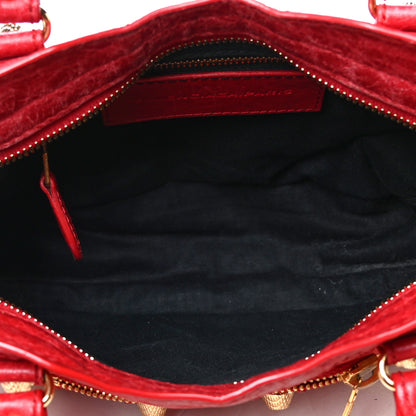 Balenciaga Agneau Giant 12 Gold Hardware Mini City Rouge Cardinal 4 of 4
