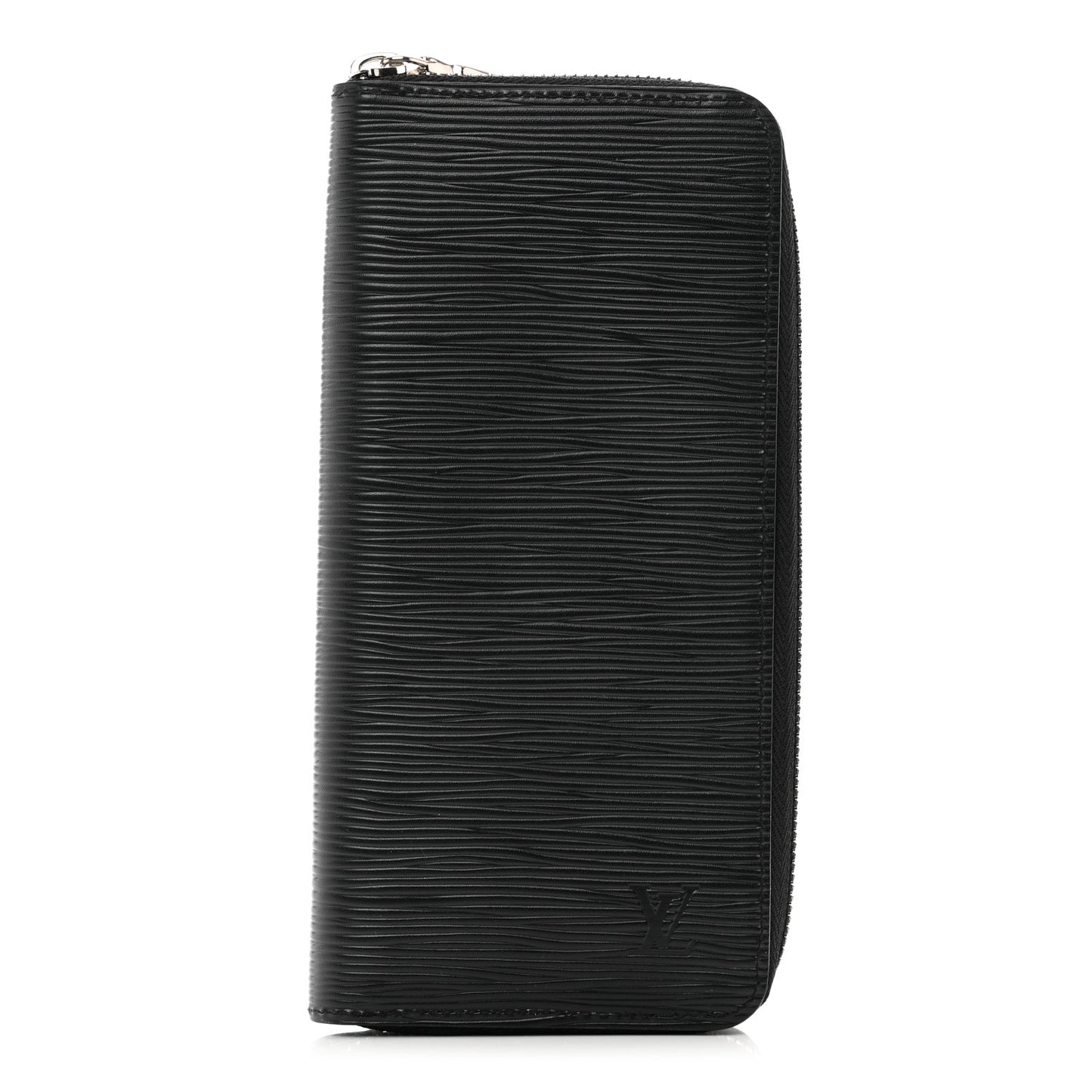 Epi Zippy Vertical Wallet Black