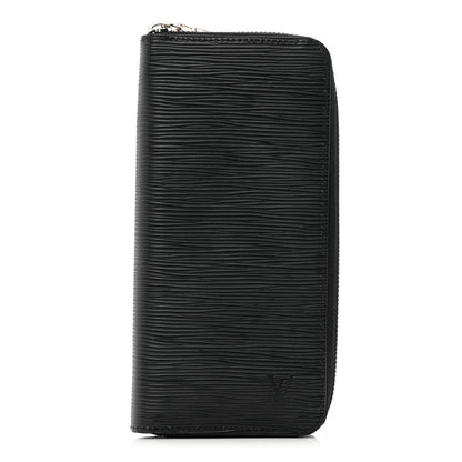 Louis Vuitton Epi Zippy Vertical Wallet Black 1 of 6