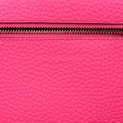 Burberry Grainy Calfskin Remington Tote Neon Pink 6 of 16