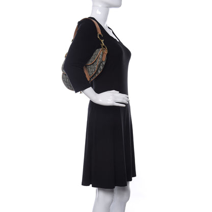 Christian Dior Monogram Saddle Bag Green 2 of 10