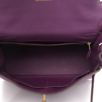 Hermes Togo Kelly Retourne 32 Anemone 5 of 16