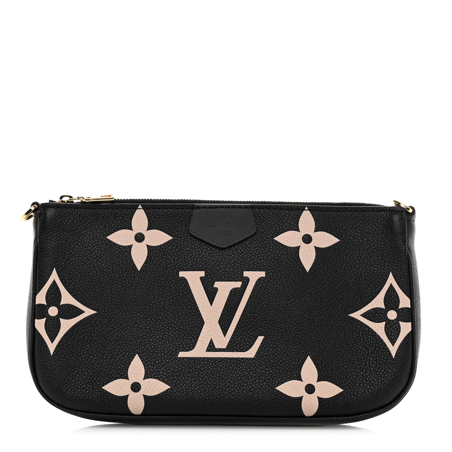 Empreinte Monogram Giant Multi Pochette Accessories Large Pochette Black Beige