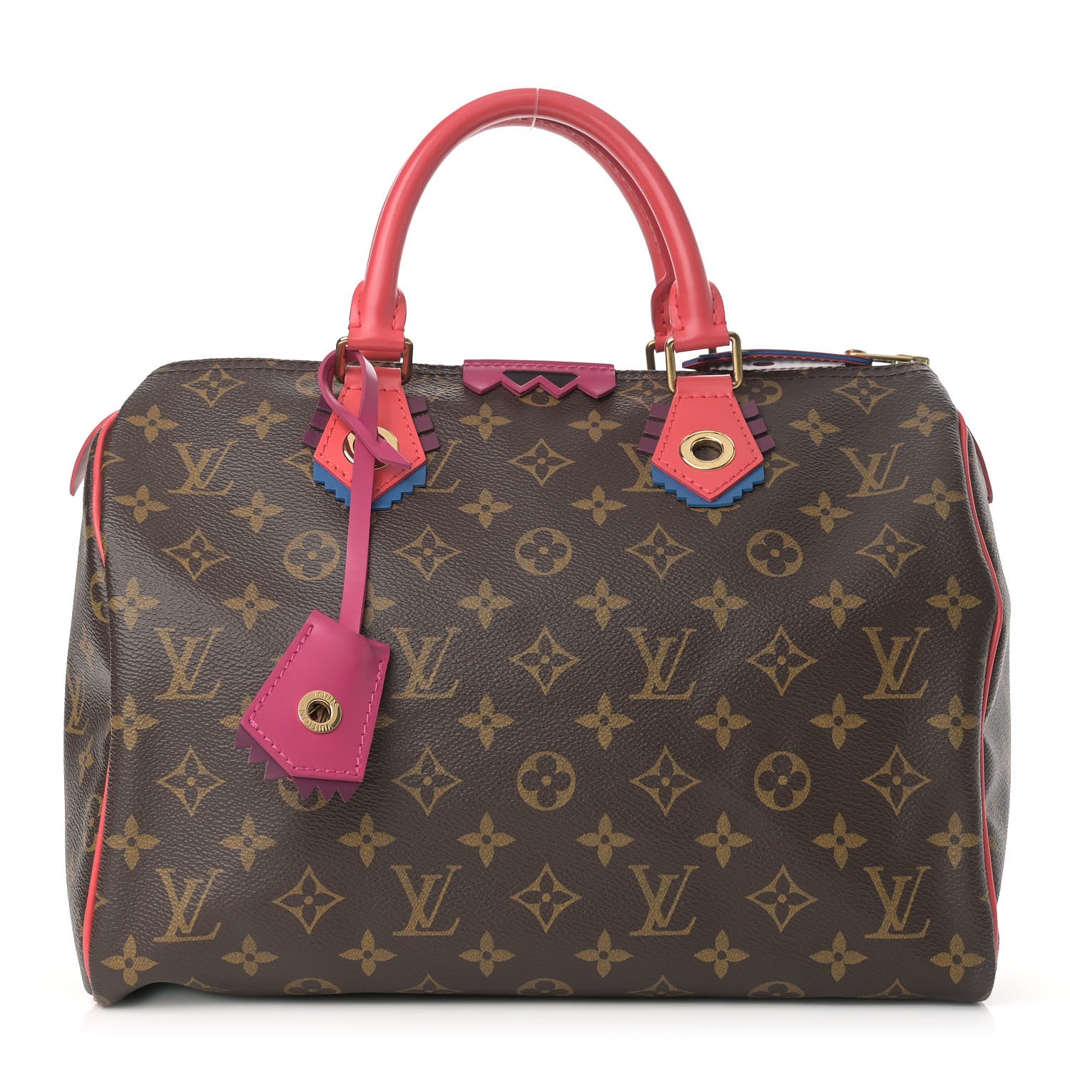 Louis Vuitton Monogram Totem Speedy 30 Flamingo 1 of 11