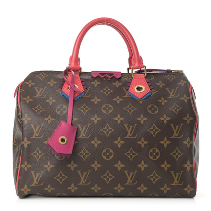 Louis Vuitton Monogram Totem Speedy 30 Flamingo 1 of 11