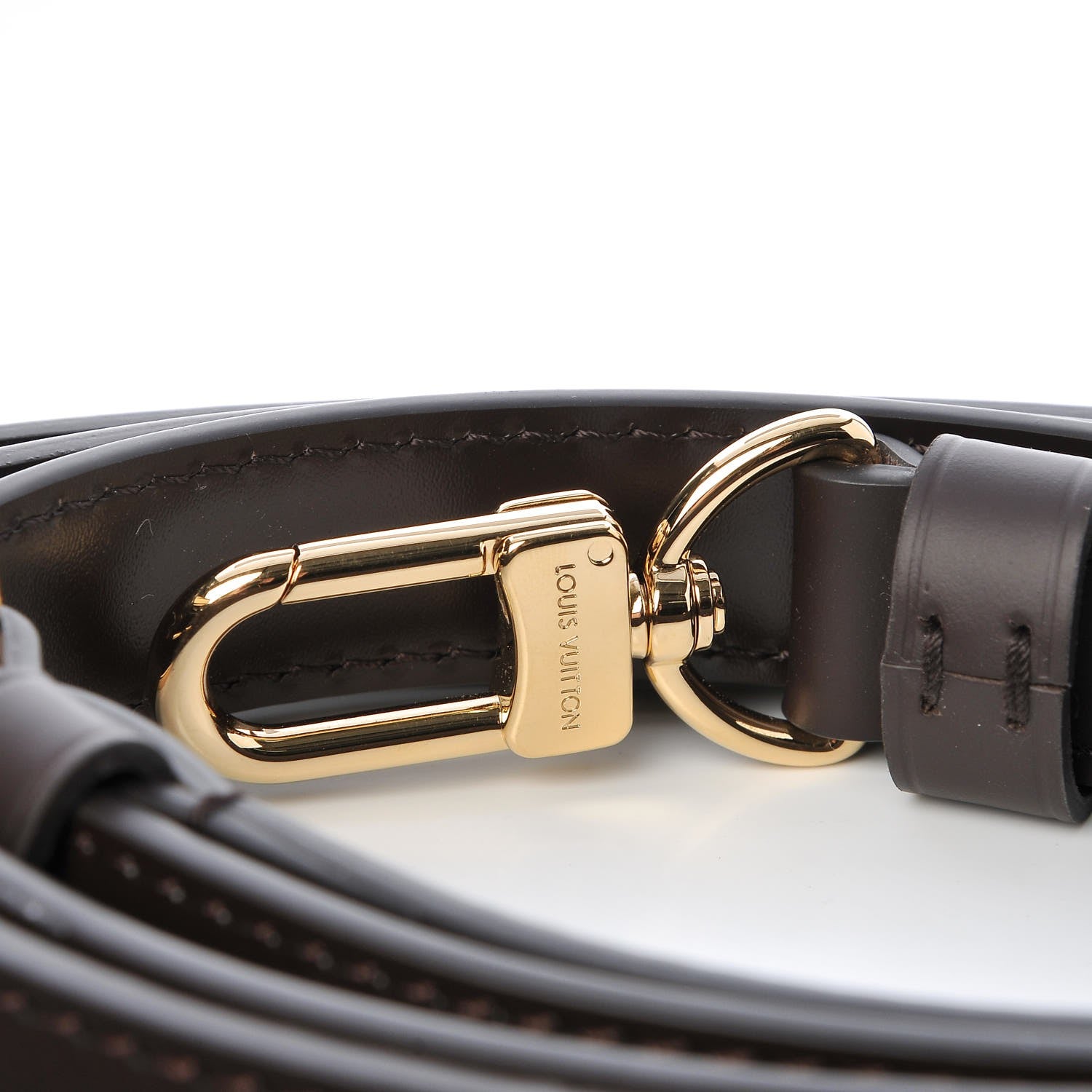 Louis Vuitton Calfskin Adjustable Speedy Bandouliere Shoulder Strap Brown 3 of 3