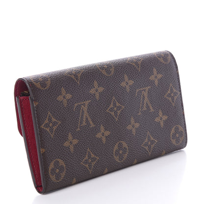 Louis Vuitton Monogram Emilie Wallet Fuchsia 2 of 5