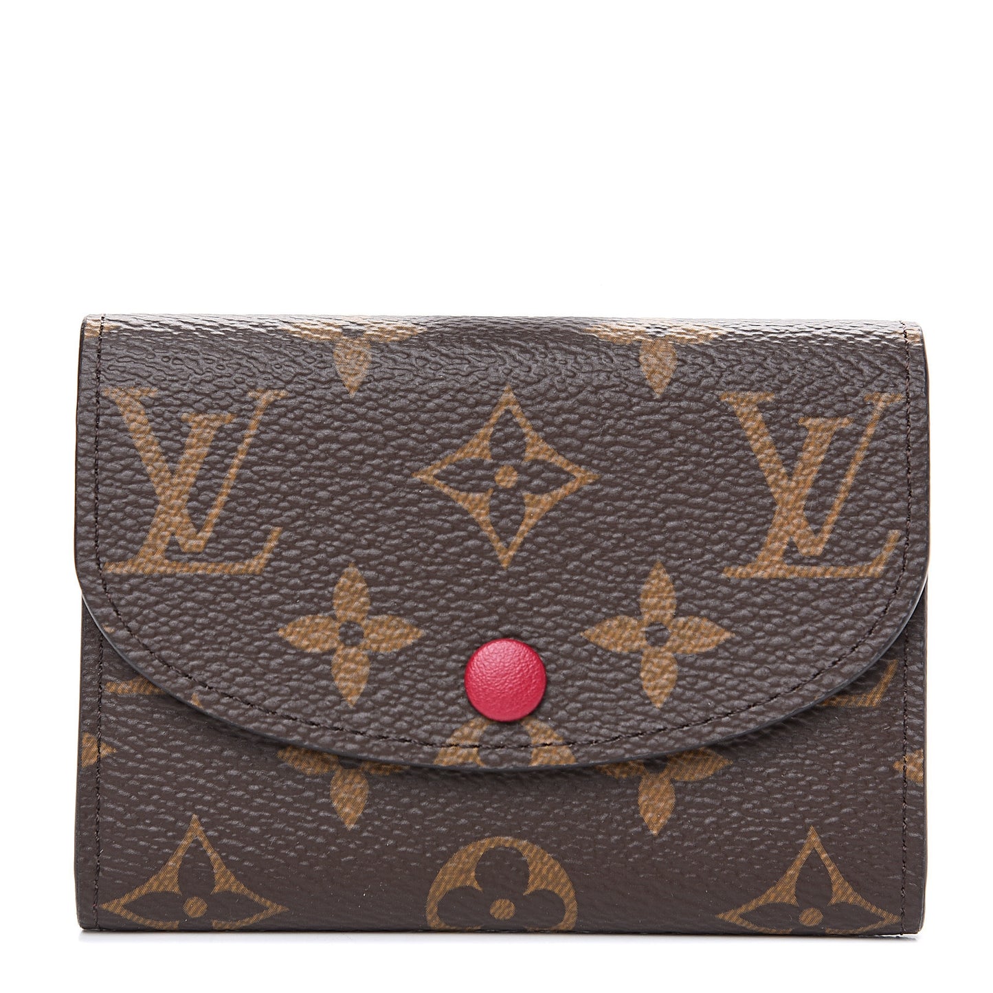 Monogram Rosalie Coin Purse Fuchsia