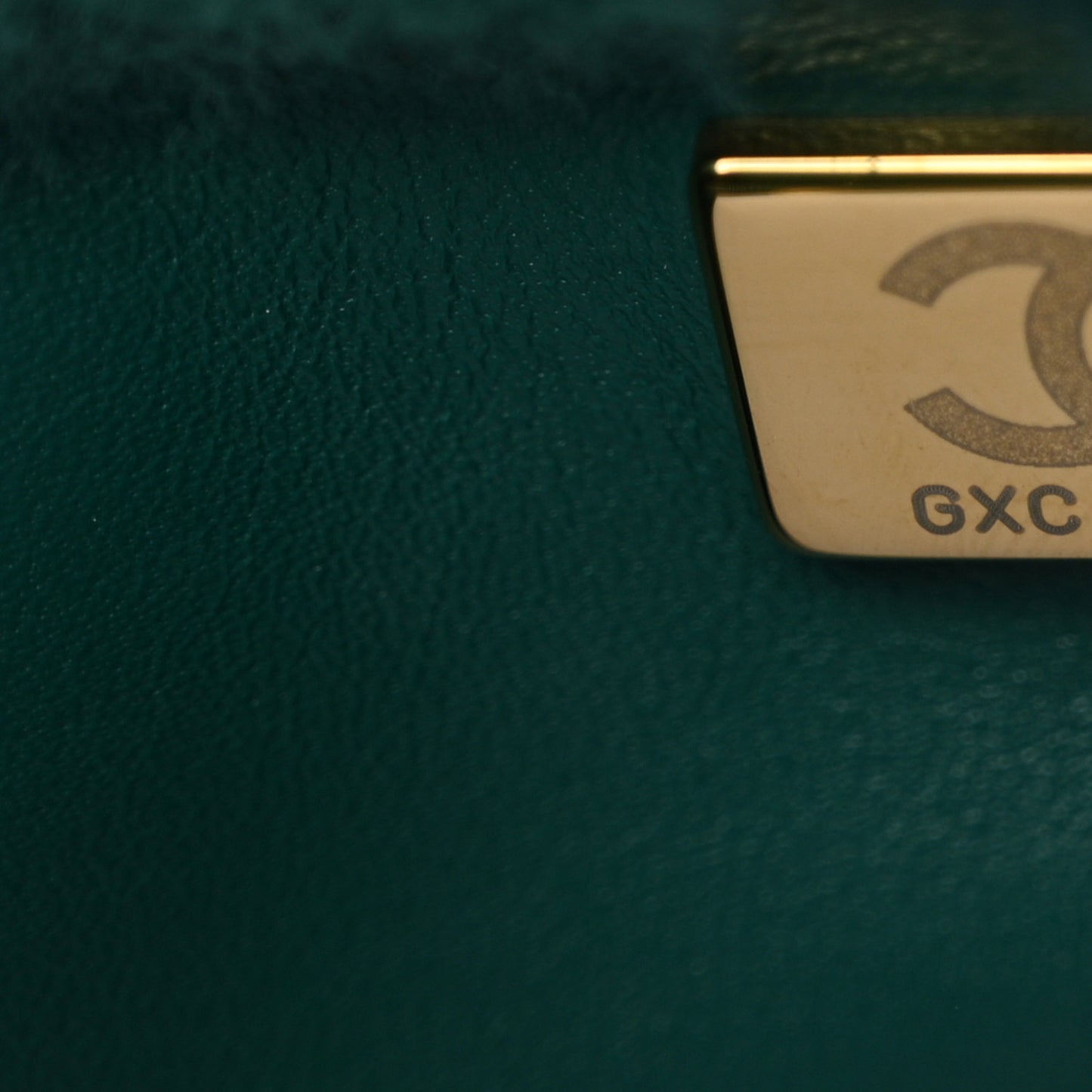 Shearling Lambskin Quilted Flap Green
