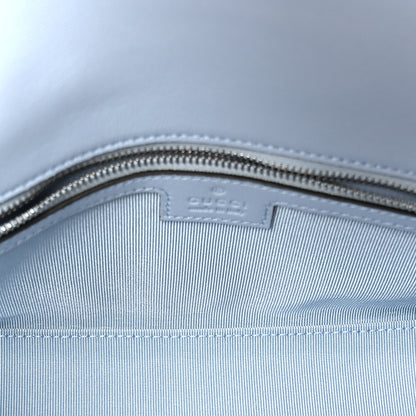 Gucci Calfskin Matelasse Medium GG Marmont Shoulder Bag Porcelain Light Blue 5 of 11