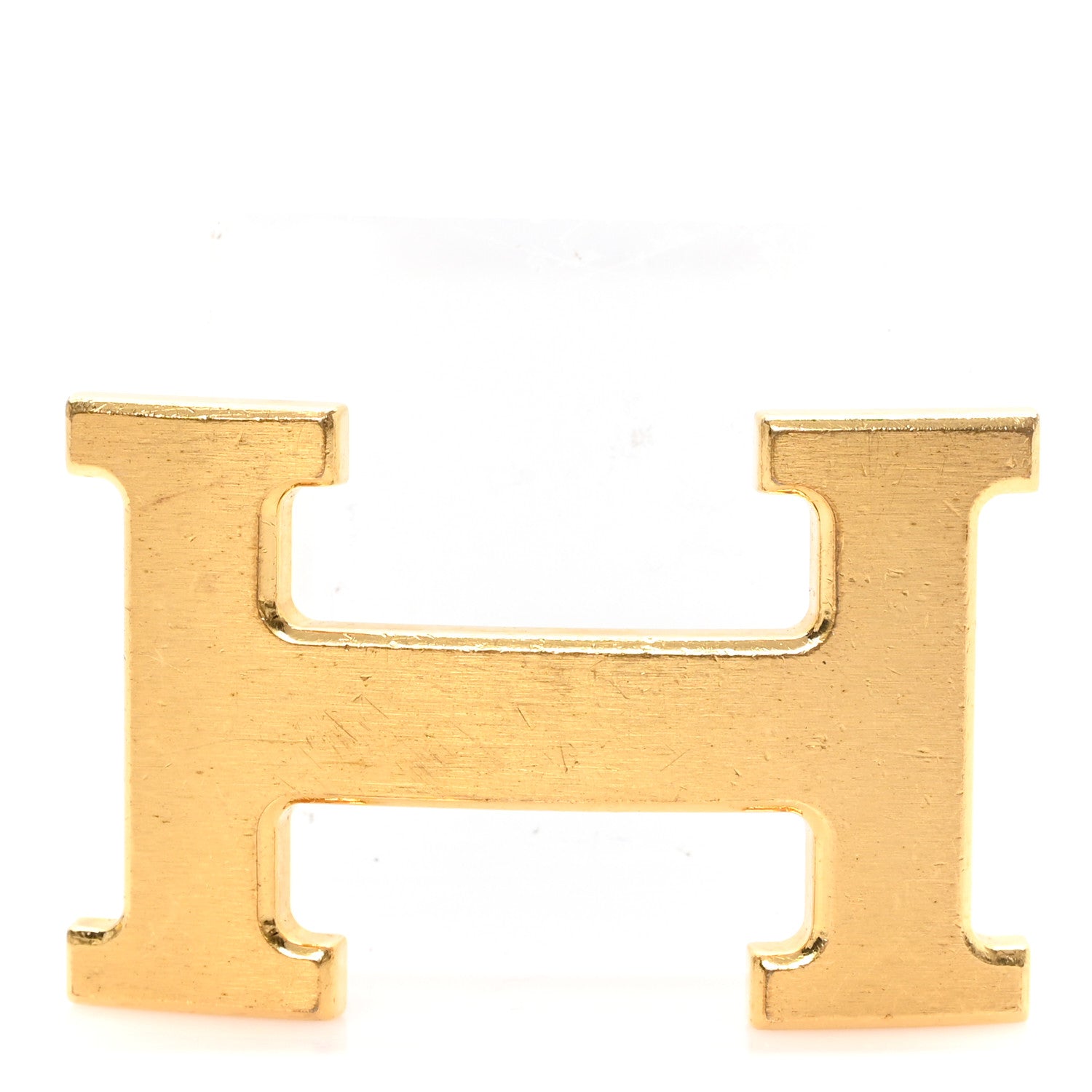 Hermes Polished 24mm H Belt Buckle Gold 1 of 4