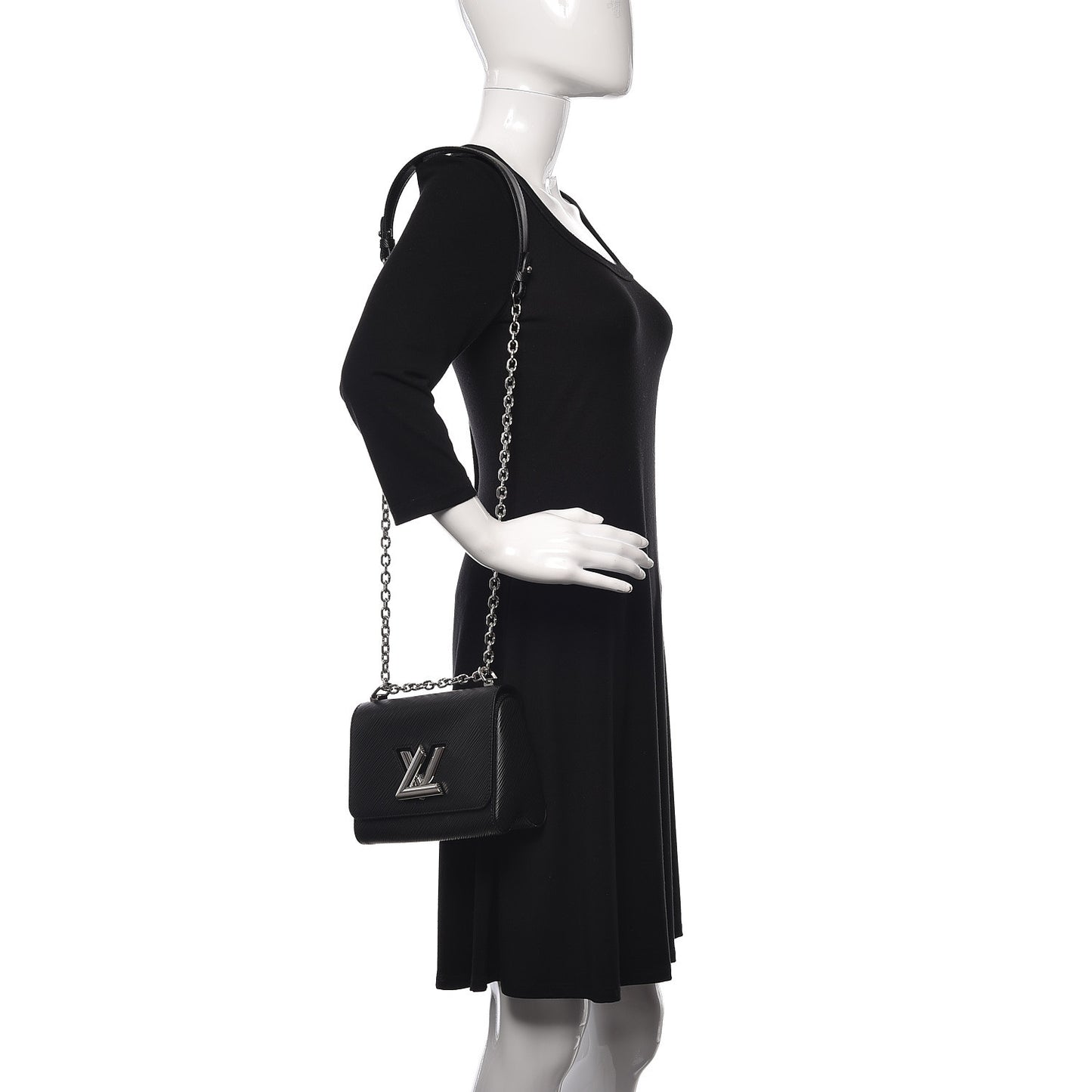 Epi Twist Shoulder Bag Mini Black