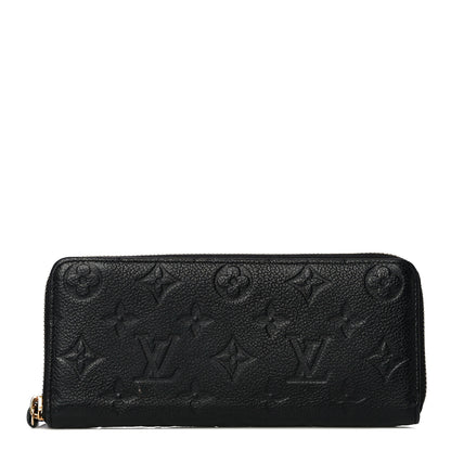 Louis Vuitton Empreinte Clemence Wallet Black 1 of 11