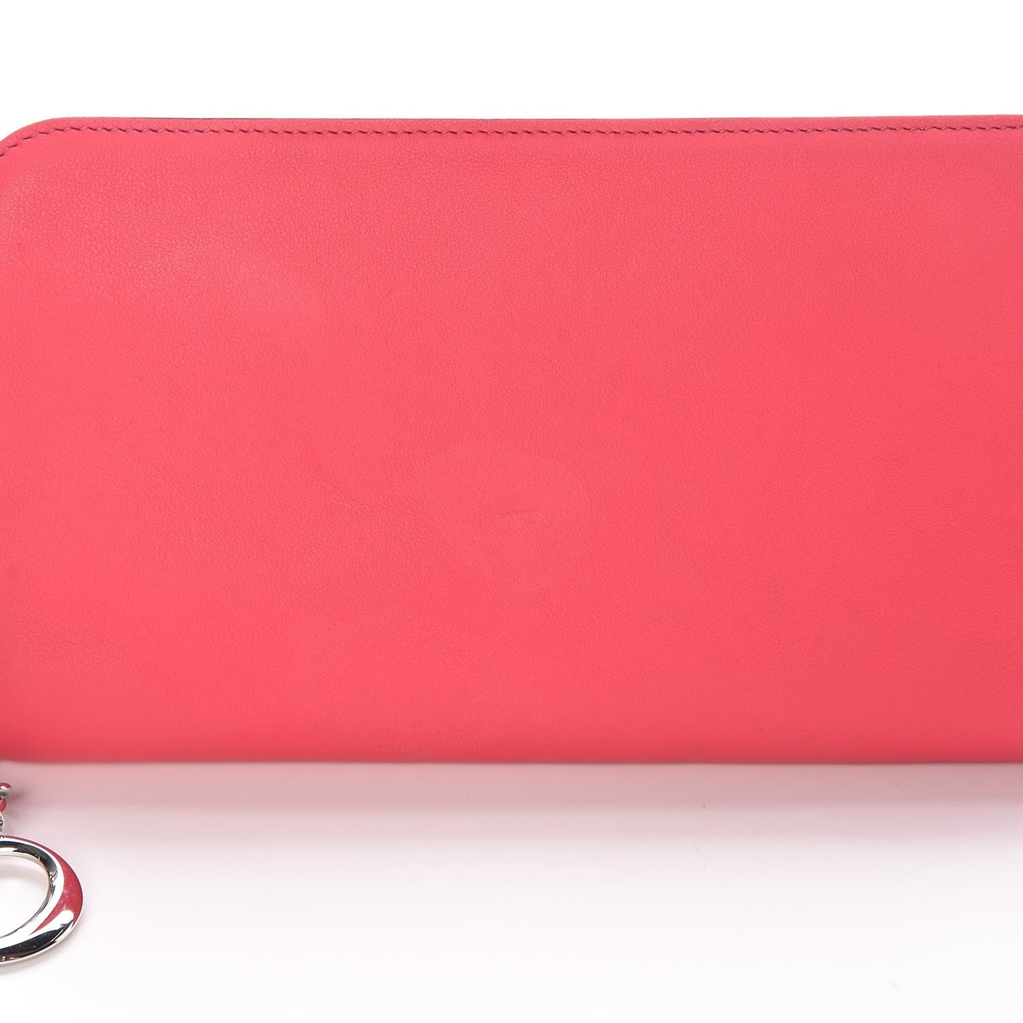 Smooth Calfskin Diorissimo Voyageur Wallet Rose Hot Pink