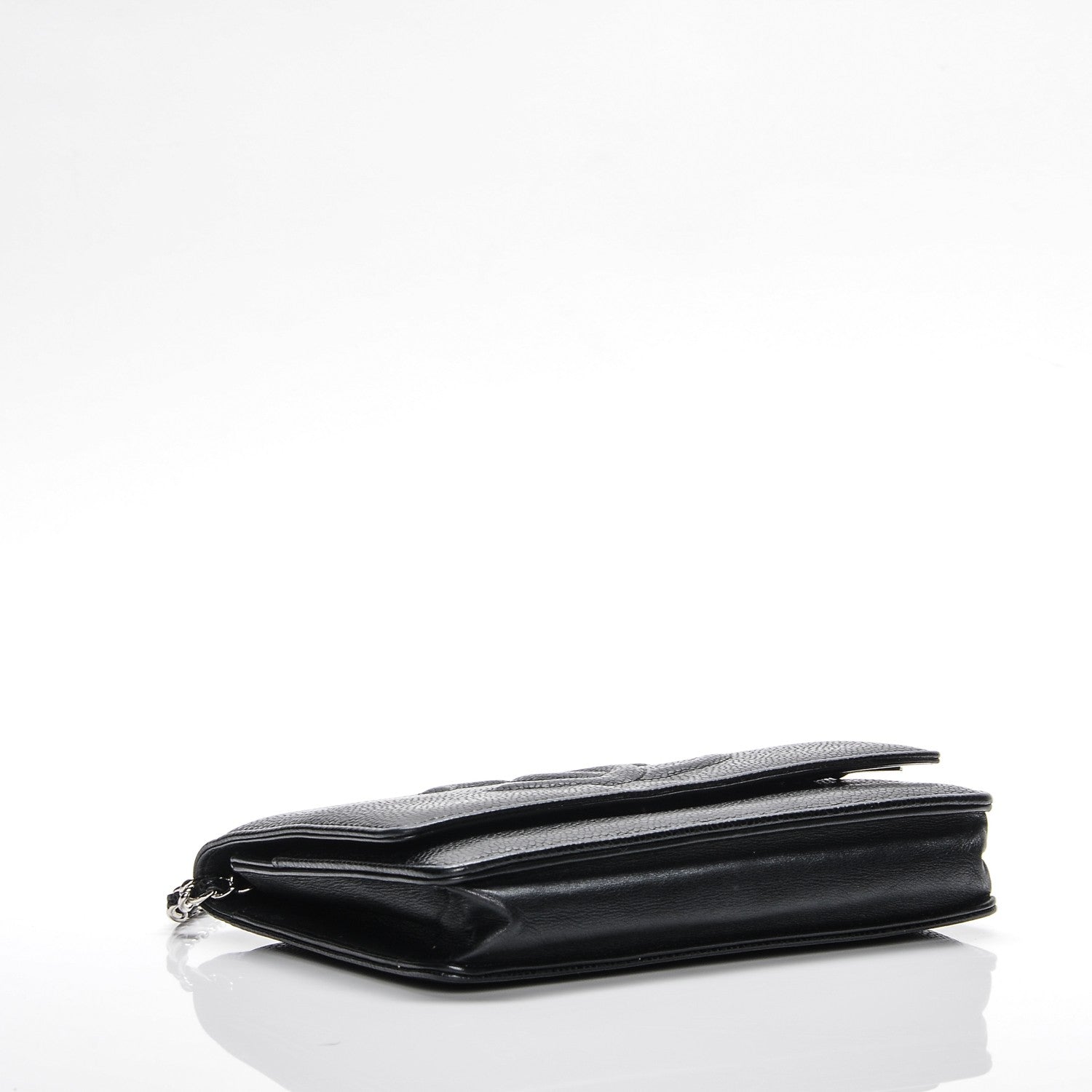 Chanel Caviar Timeless CC Wallet On Chain WOC Black 4 of 8