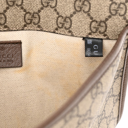 Gucci GG Supreme Monogram Neo Vintage Web Belt Bag Brown 11 of 14