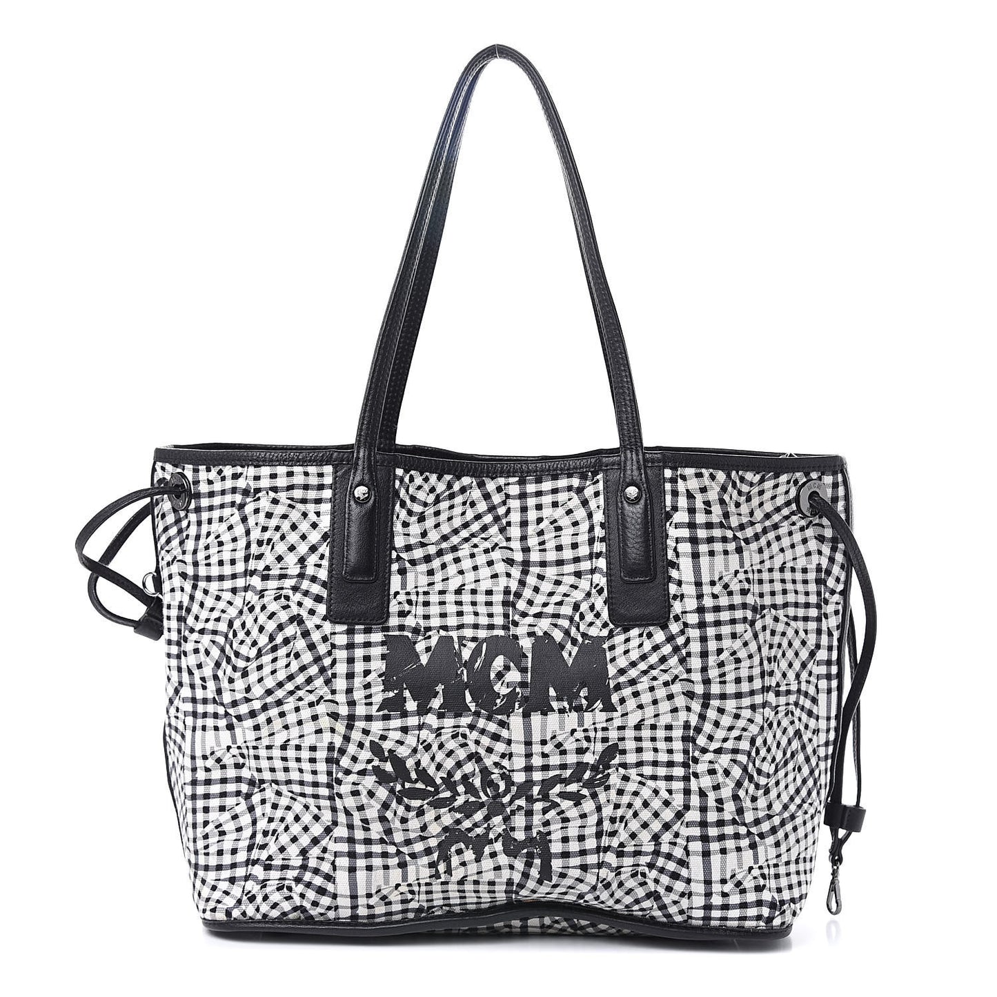 Visetos Medium Liz Reversible Shopper Tote Black