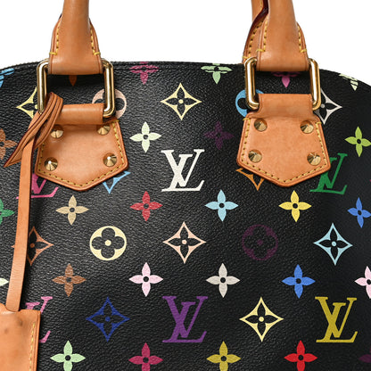 Louis Vuitton Monogram Multicolor Alma PM Black 6 of 8