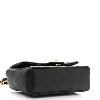Chanel Caviar Quilted Mini Rectangular Flap Black 4 of 13