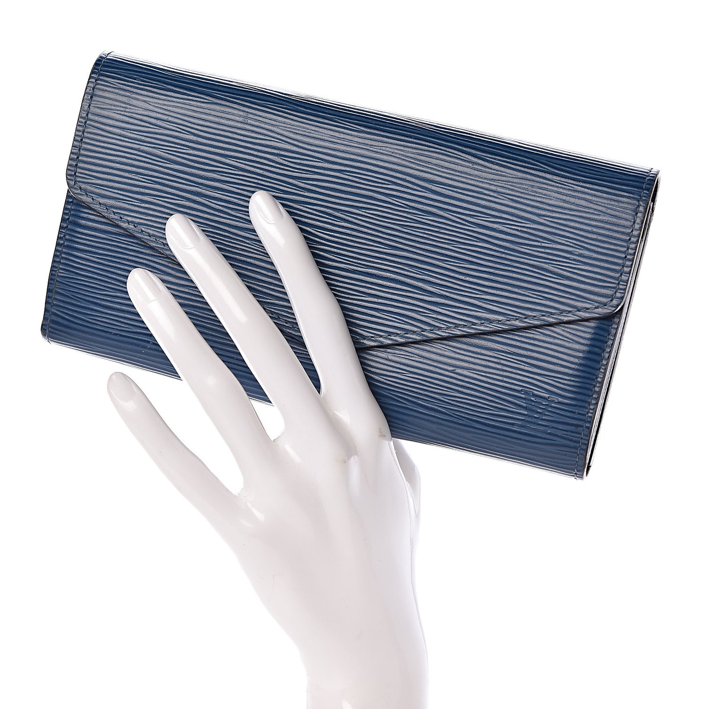 Epi Sarah Wallet NM Blue Celeste