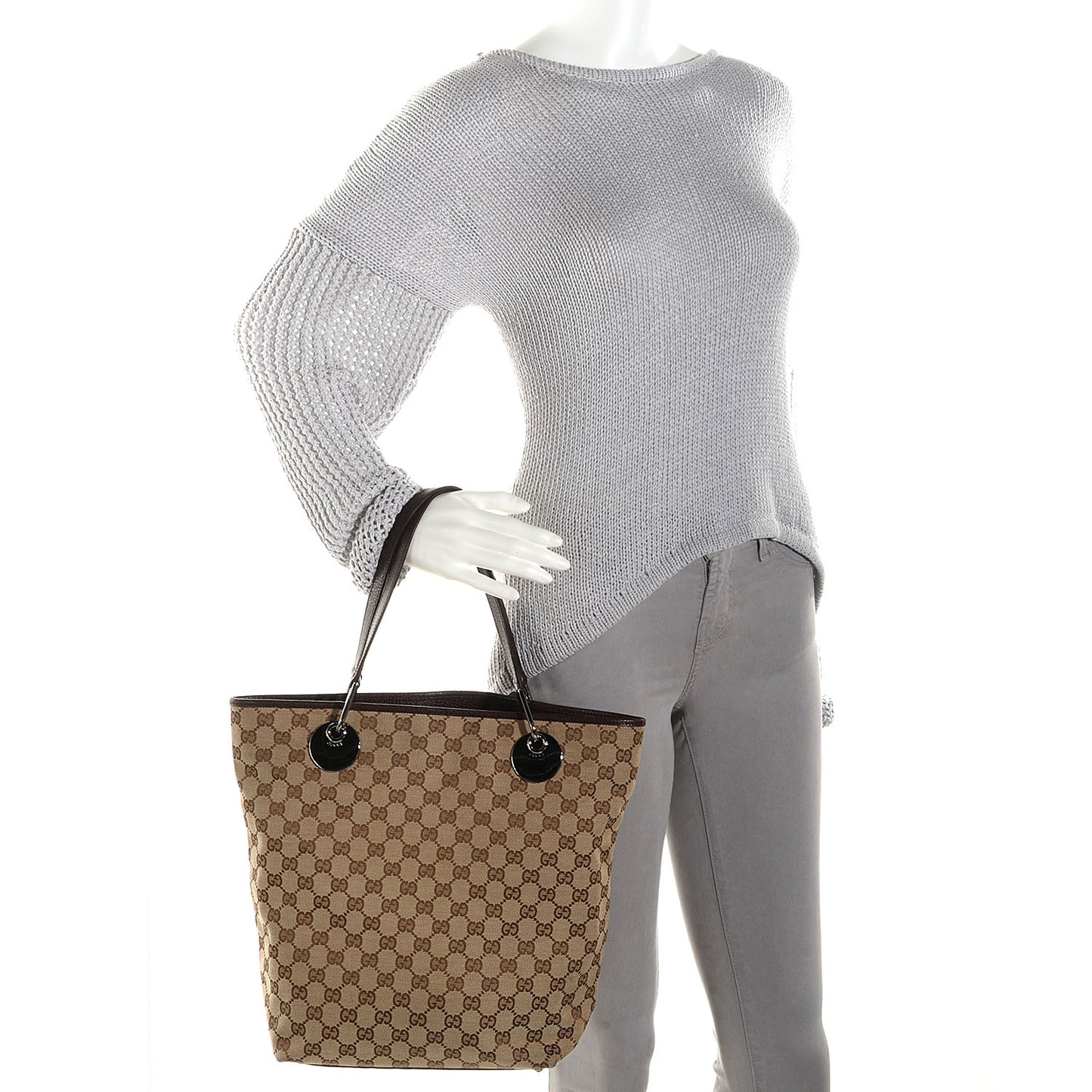 Monogram Large Eclipse Tote Ebony