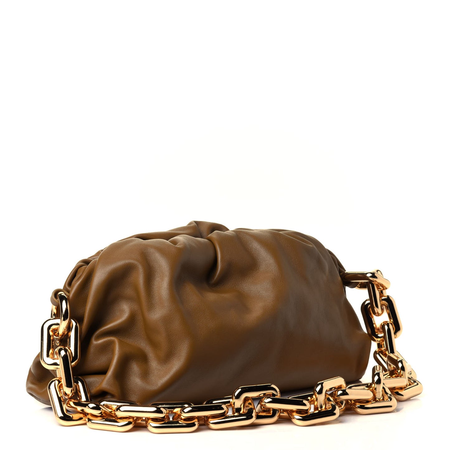 Calfskin The Pouch Chain Cammello