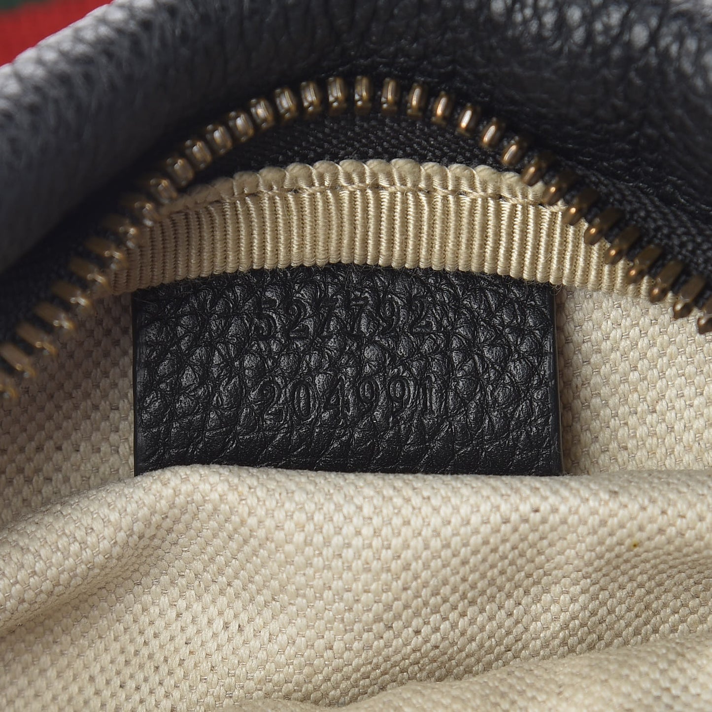 Grained Calfskin Small Logo Belt Bag Black