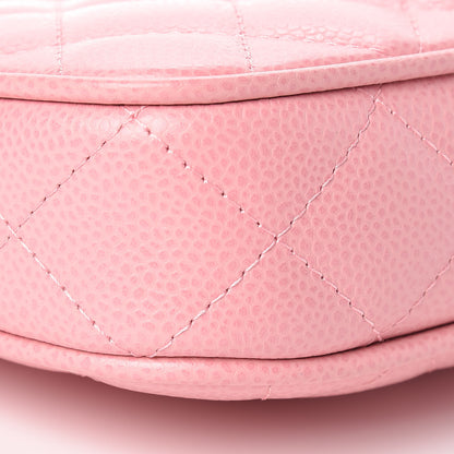 Chanel Caviar Quilted Pochette Pink 9 of 23