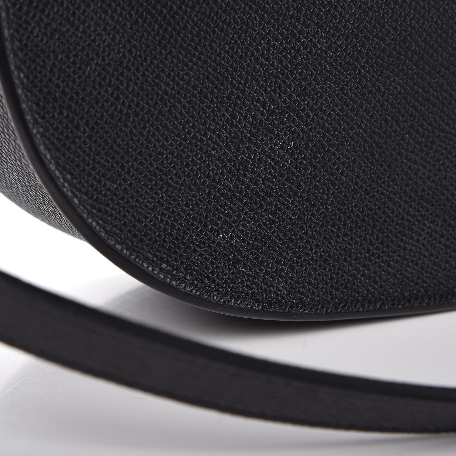 Celine Grained Calfskin Compact Trotteur Black 8 of 9