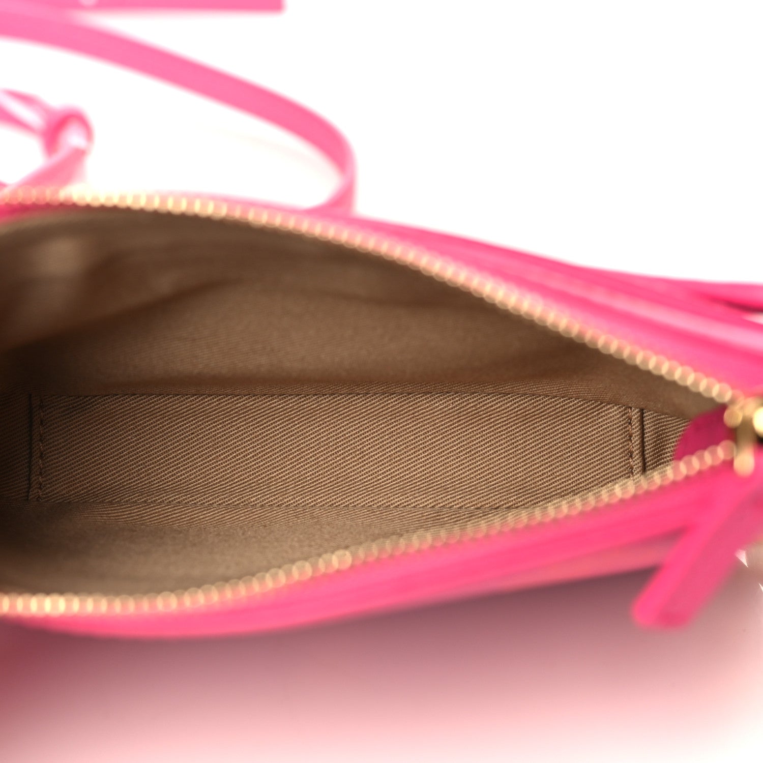 MCM Calfskin Color Splash Mini Pouch on Chain Pink 5 of 8