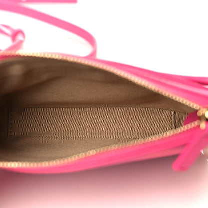 MCM Calfskin Color Splash Mini Pouch on Chain Pink 5 of 8