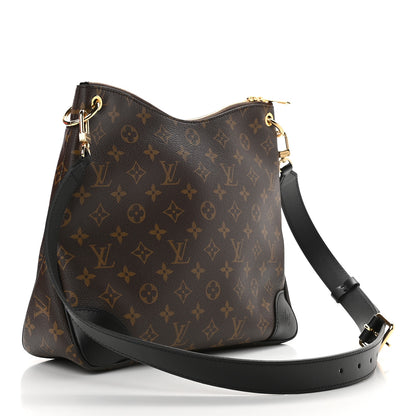 Louis Vuitton Monogram Odeon MM Black 3 of 8