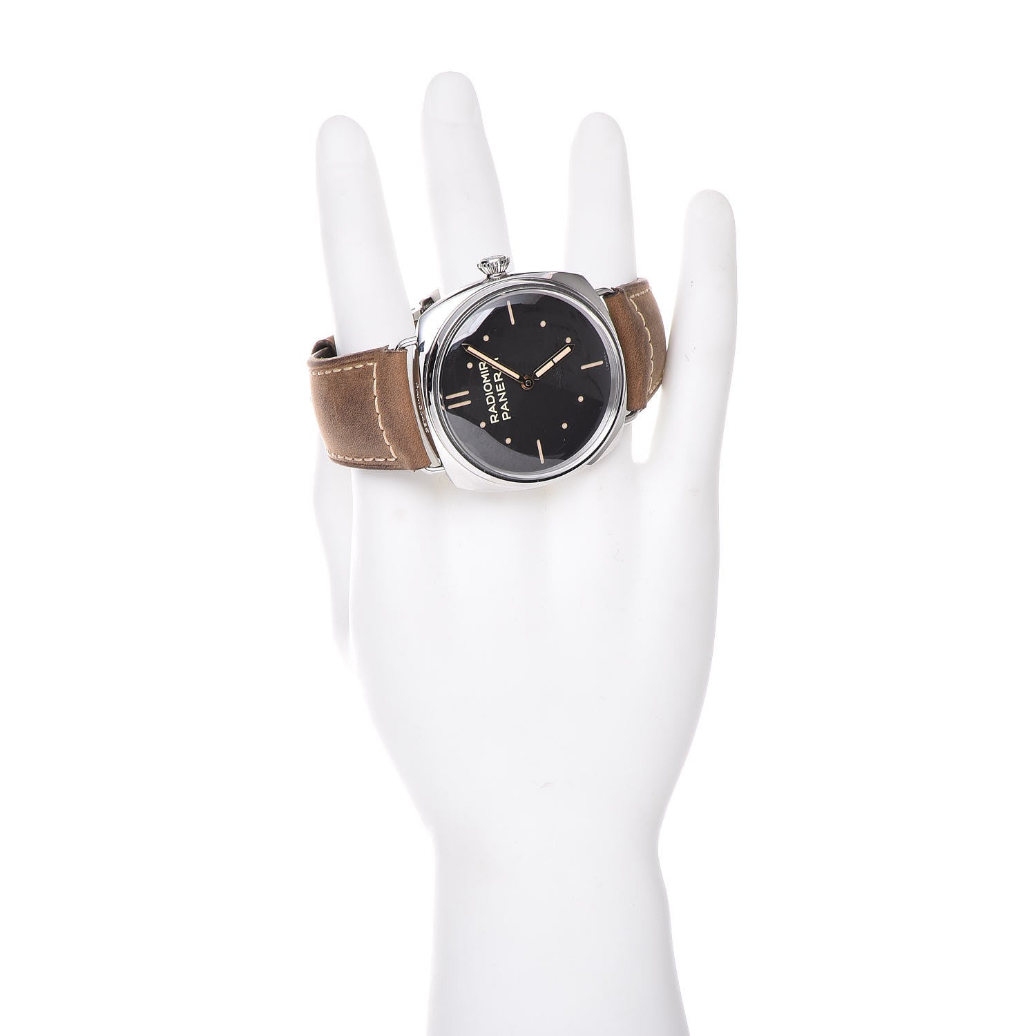 Panerai Stainless Steel Calfskin 47mm Radiomir S.L.C Manual Winding Watch Black PAM00425 2 of 11