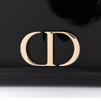 Christian Dior Patent 30 Montaigne Pouch Black 8 of 10