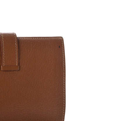 Hermes Chevre Mysore Bearn Compact Wallet Gold 8 of 11