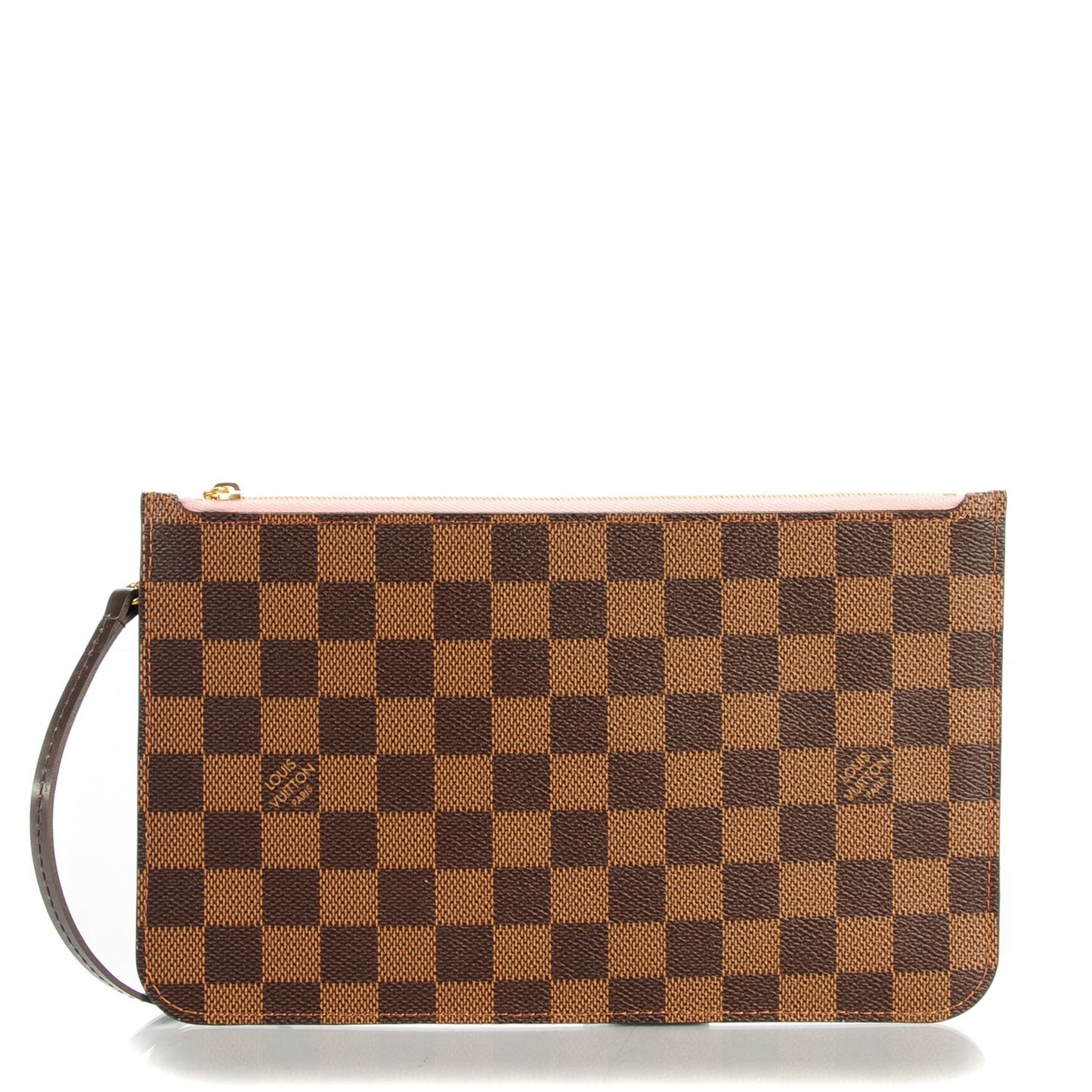 Damier Ebene Neverfull MM GM Pochette Rose Ballerine