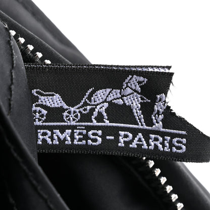 Hermes Nylon Acapulco Toiletry Bag Black 6 of 7
