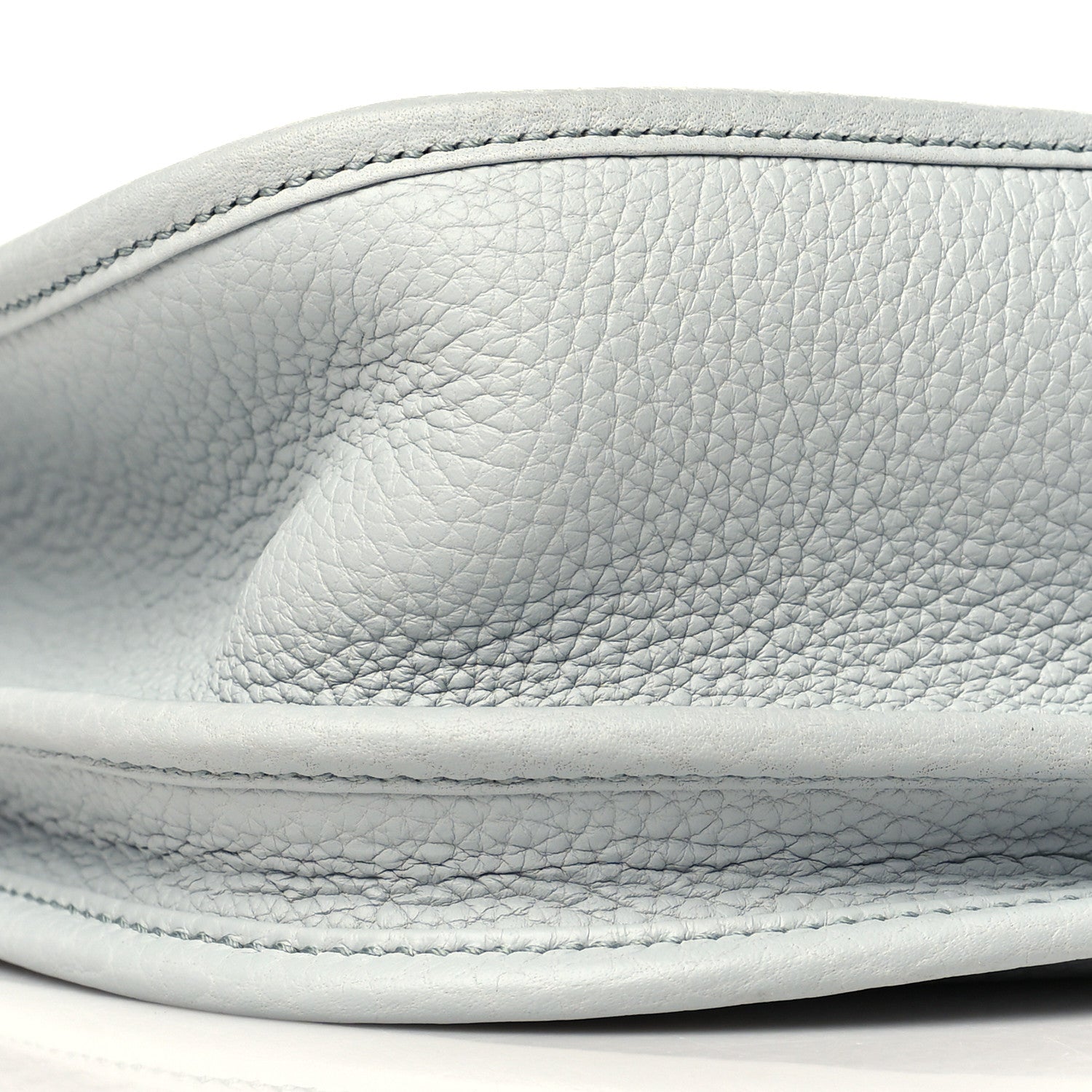 Hermes Taurillon Clemence Evelyne III PM Bleu Pale 8 of 10