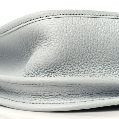 Hermes Taurillon Clemence Evelyne III PM Bleu Pale 8 of 10