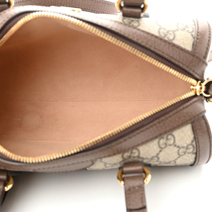 Gucci GG Supreme Monogram Web Small Ophidia Boston Bag Beige New Acero 5 of 14